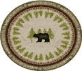 Mayberry Rugs Cozy Cabin Birch Bear Beige Area Rug – Rustic Cabin Lodge Rug Mayberry Rug