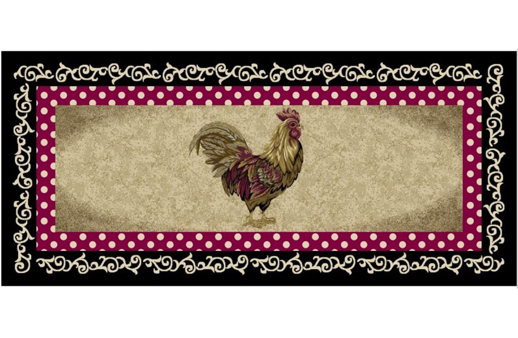 Mayberry Rugs Cozy Cabin Free Range Multi Area Rug – Rustic Cabin Lodge Rug Mayberry Rug