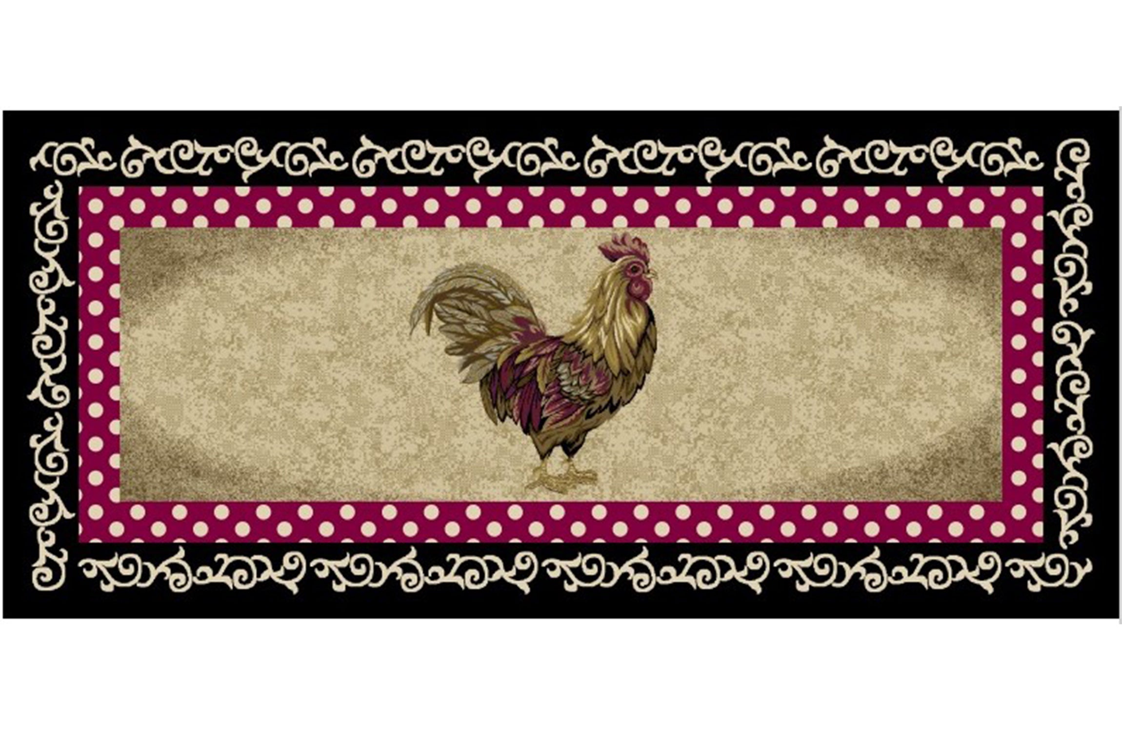 Mayberry Rugs Cozy Cabin Free Range Multi Area Rug – Rustic Cabin Lodge Rug Mayberry Rug