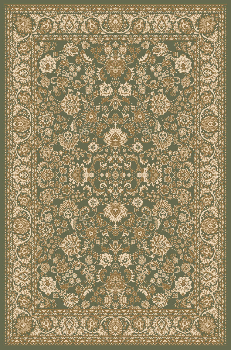 Mayberry Rugs Heritage II Elegant Keshan Sage Area Rug – Traditional Persian Rug Mayberry Rug