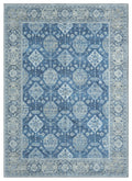 Mayberry Rugs Vintage Damascus Navy Area Rug – Distressed Traditional Rug Mayberry Rug