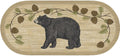 Mayberry Rugs Cozy Cabin Bear Sighting Beige Area Rug – Rustic Cabin Lodge Rug Mayberry Rug
