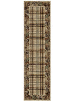 Mayberry Rugs American Destination Pembroke Plaid Multi Area Rug – Rustic Lodge Rug Mayberry Rug