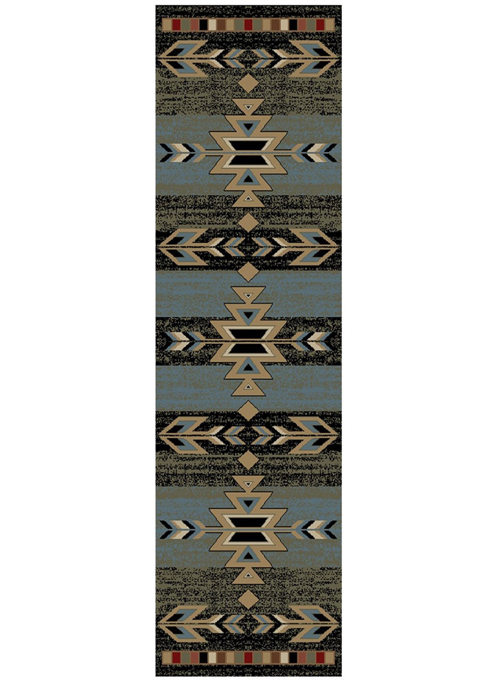 Mayberry Rugs Hearthside Rio Grande Ebony Area Rug – Southwestern Lodge Rug Mayberry Rug