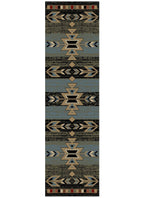 Mayberry Rugs Hearthside Rio Grande Ebony Area Rug – Southwestern Lodge Rug Mayberry Rug