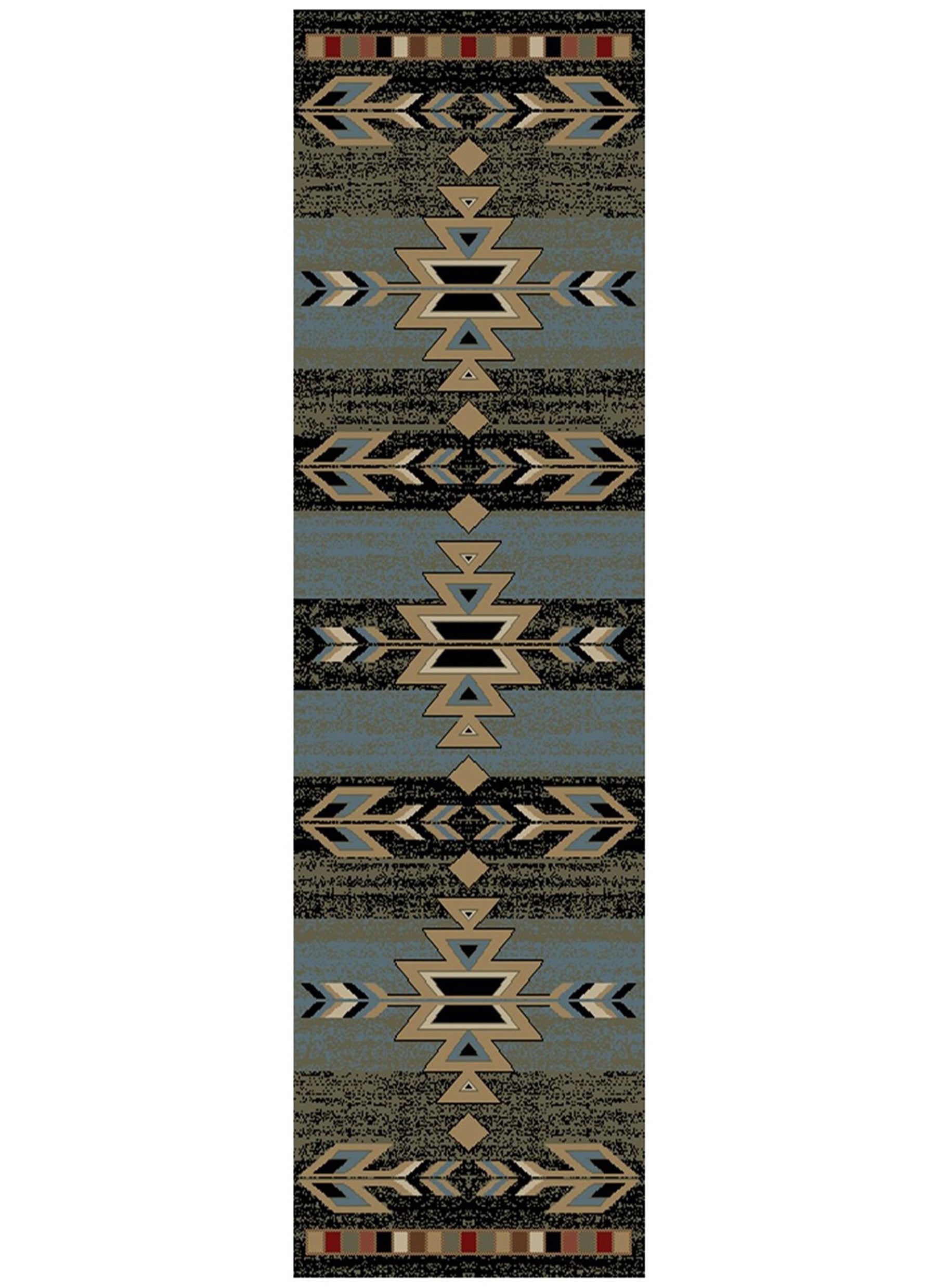 Mayberry Rugs Hearthside Rio Grande Ebony Area Rug – Southwestern Lodge Rug Mayberry Rug
