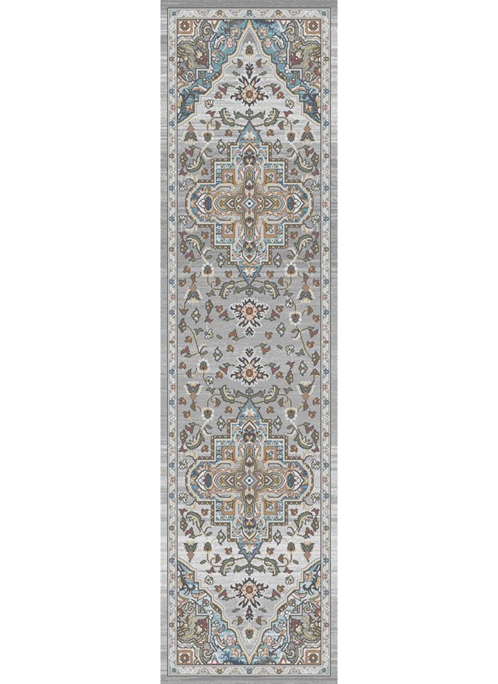 Mayberry Rugs Monaco Leila Gray Area Rug – Traditional Home Decor Rug Mayberry Rug