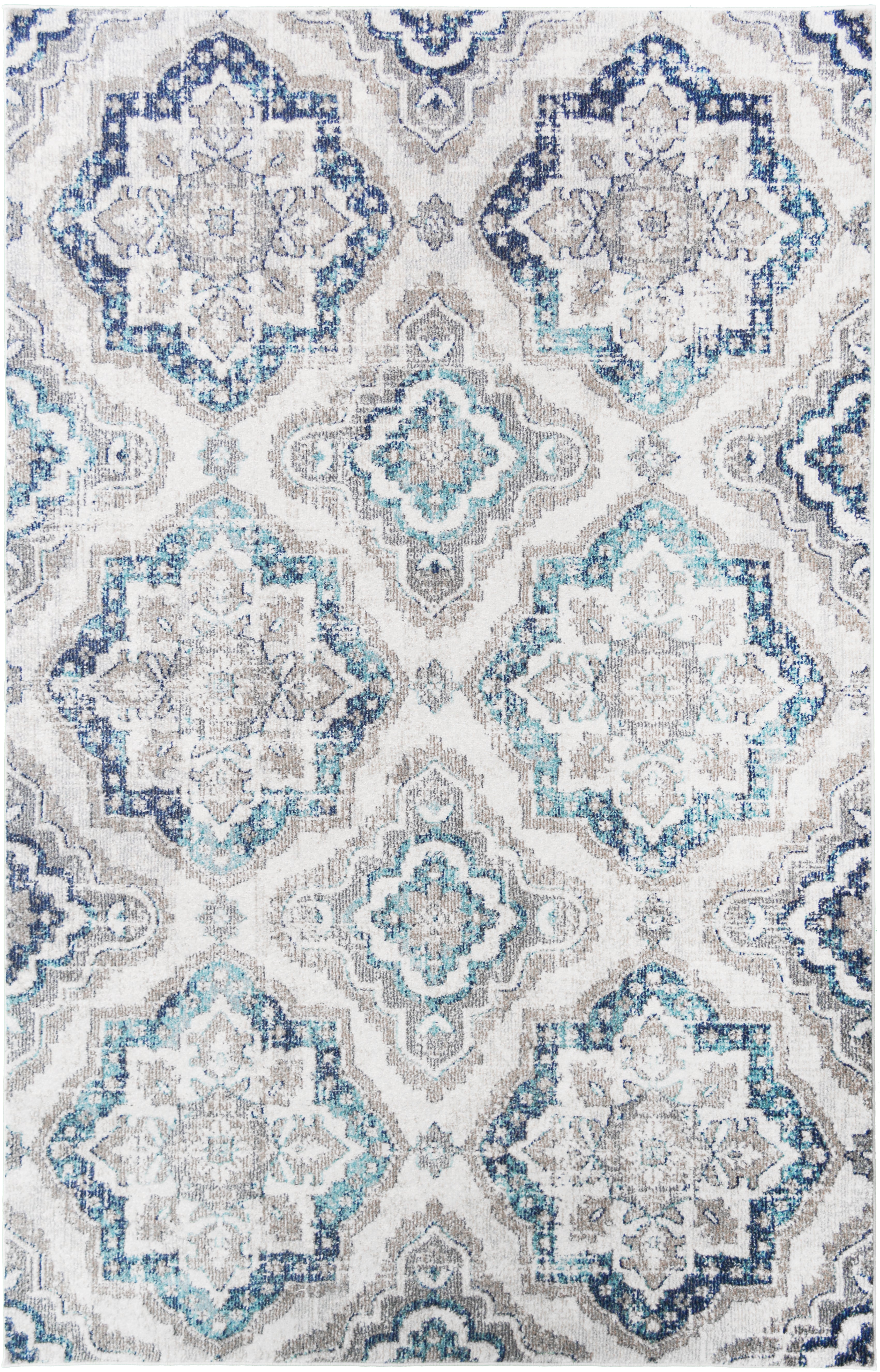 Mayberry Rugs Barcelona Terrazzo Ivory Area Rug – Traditional Home Decor Rug Mayberry Rug