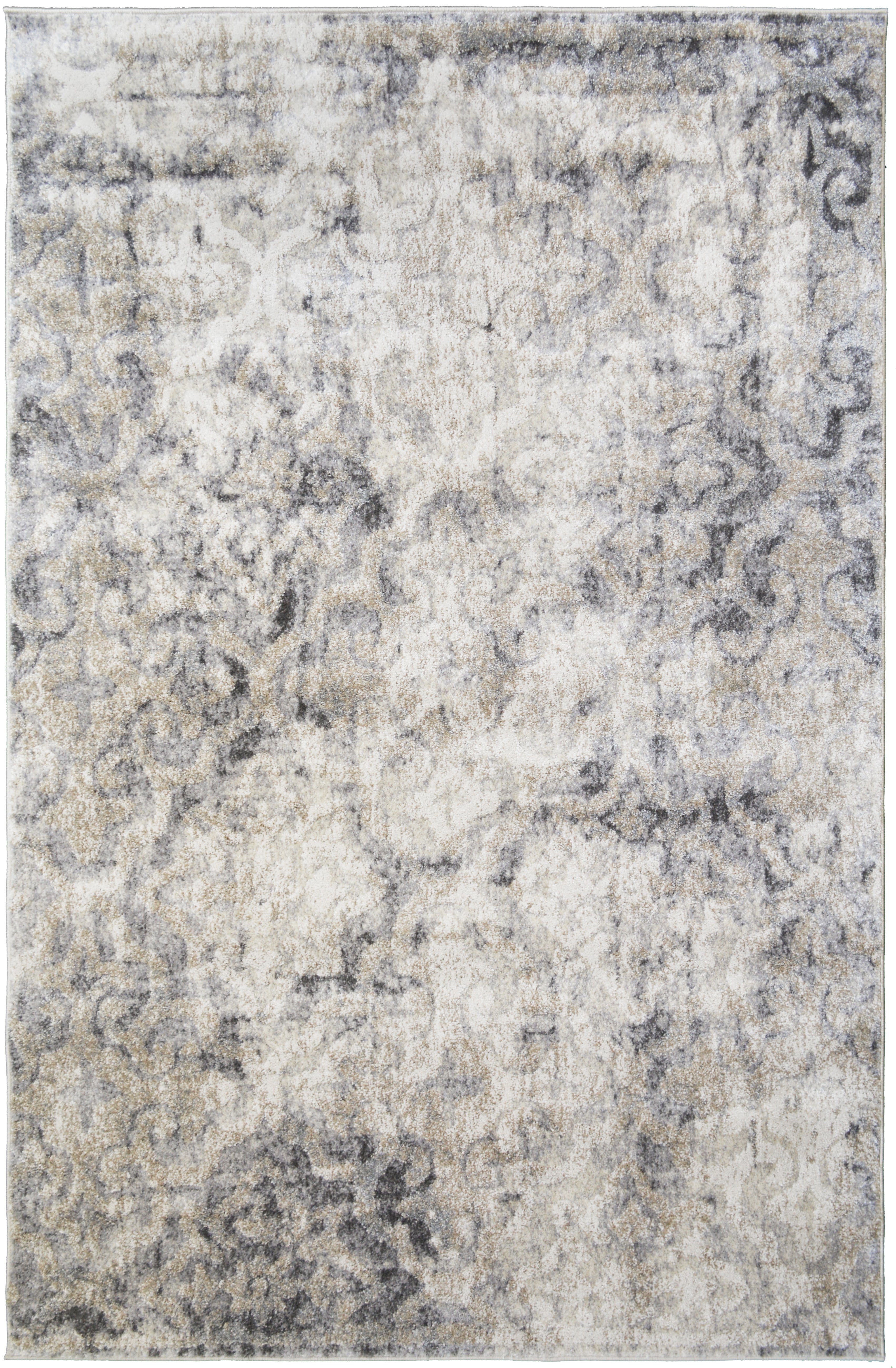 Mayberry Rugs Denver Calypso Gray Area Rug – Modern Casual Rug Mayberry Rug