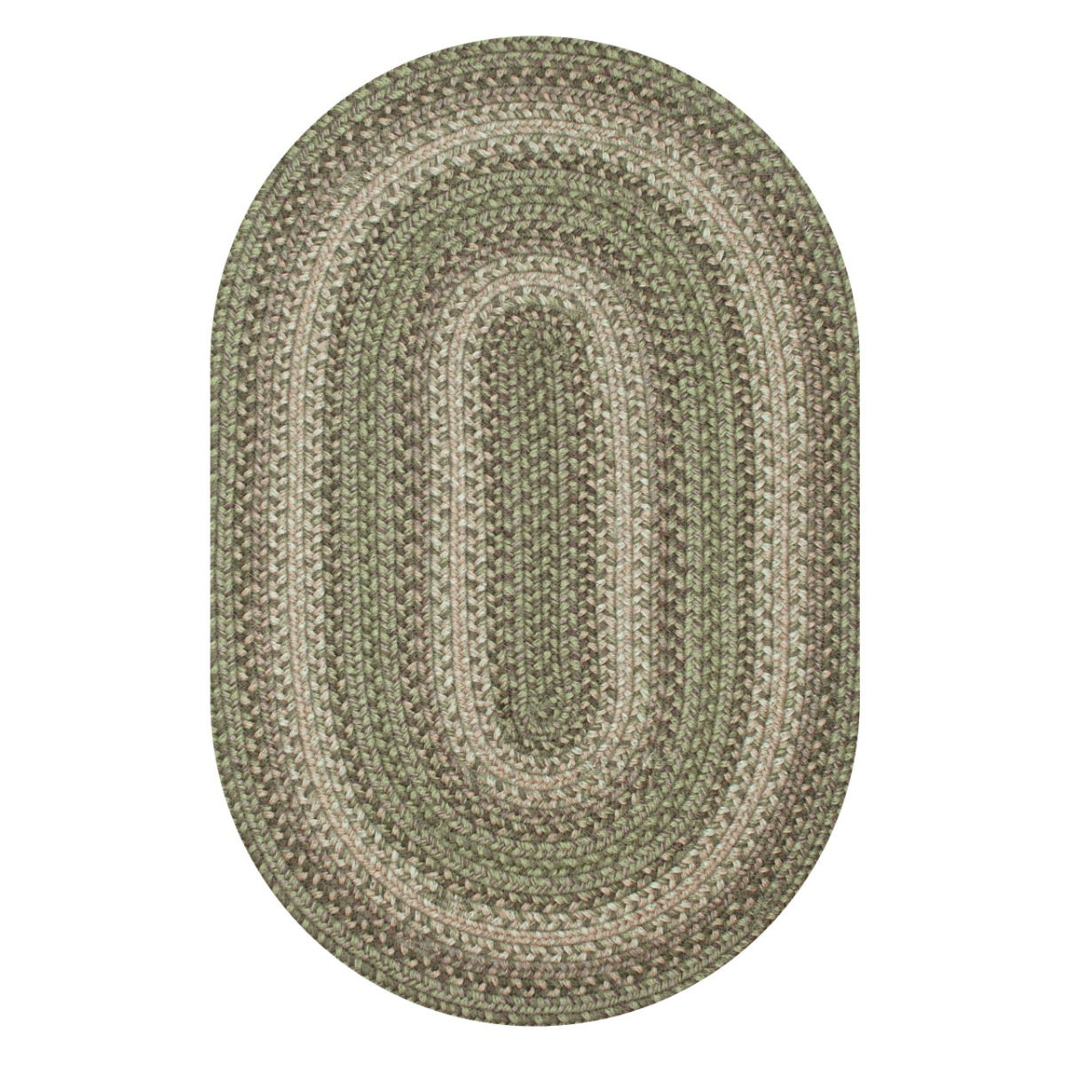 8x10  Grassland Oval Homespice Rugs