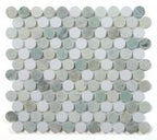 Penny Marble Mosaic 11 x 11.75 Elysium