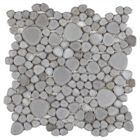 Growing Series Glass Pebble Mosaic Tile Elysium