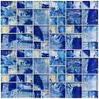 SPLASH Island Block Glass Mosaic Tile Anthology