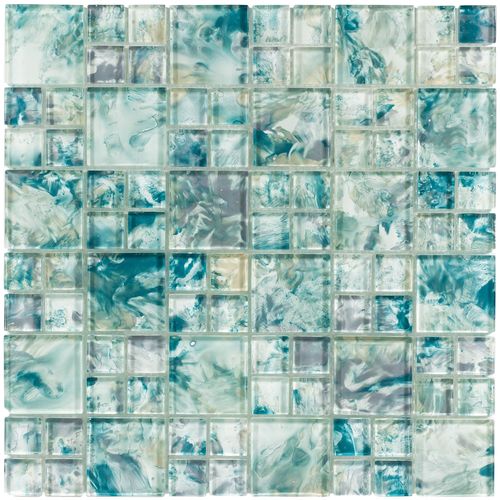 SPLASH Island Block Glass Mosaic Tile Anthology