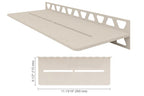 Schluter-SHELF-W Rectangular Wall Shelf for Tile Showers  Pure Style Schluter