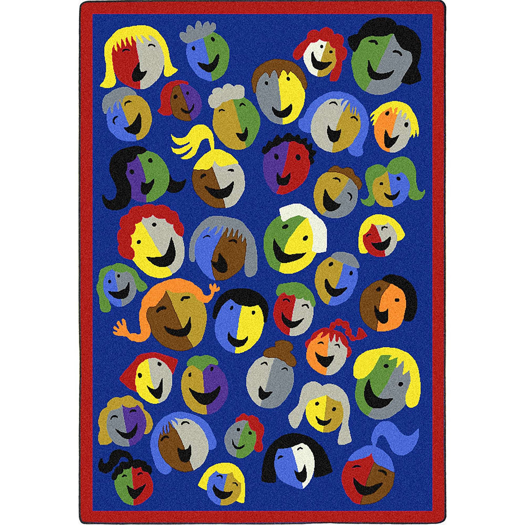 Joyful Faces Blue