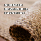 Cookie Dough Braided Jute Rug Homespice Rugs