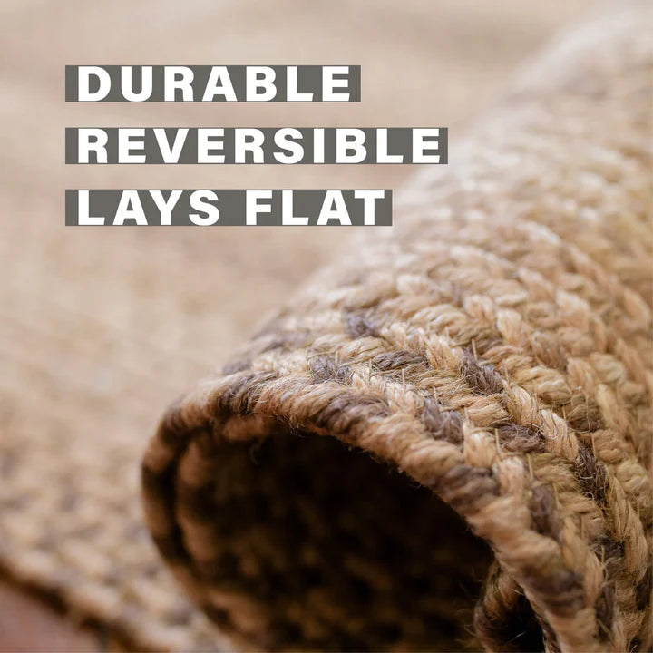 Cookie Dough Braided Jute Rug Homespice Rugs