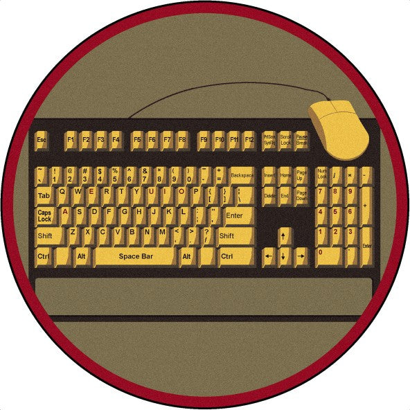 Keyboard Connection Brown Joy Carpets