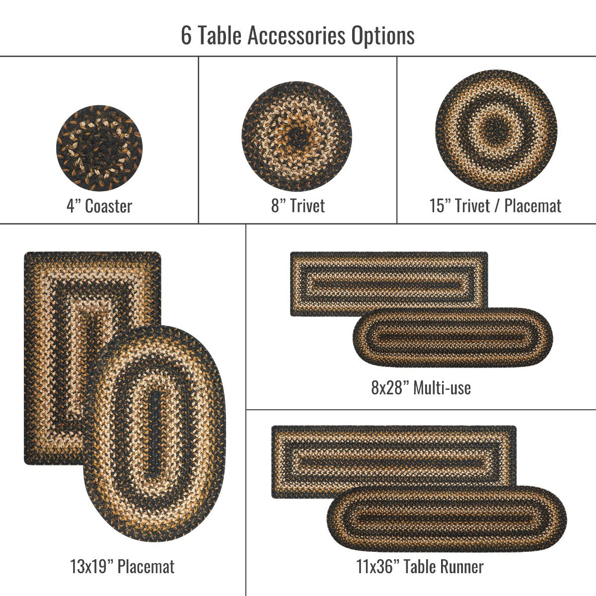 8x28 Stair Treads Kilimanjaro Oval Set of 14 Homespice Rugs