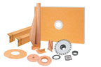 KERDI WATERPROOF COMPLETE SHOWER-KIT 48" X 48" PVC STAINLESS STEEL DRAIN Schluter