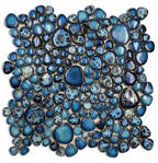 Growing Series Glass Pebble Mosaic Tile Elysium