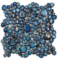 Growing Series Glass Pebble Mosaic Tile Elysium