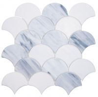 Newport Scale Glass Mosaic 9.5 x 9.75 Elysium