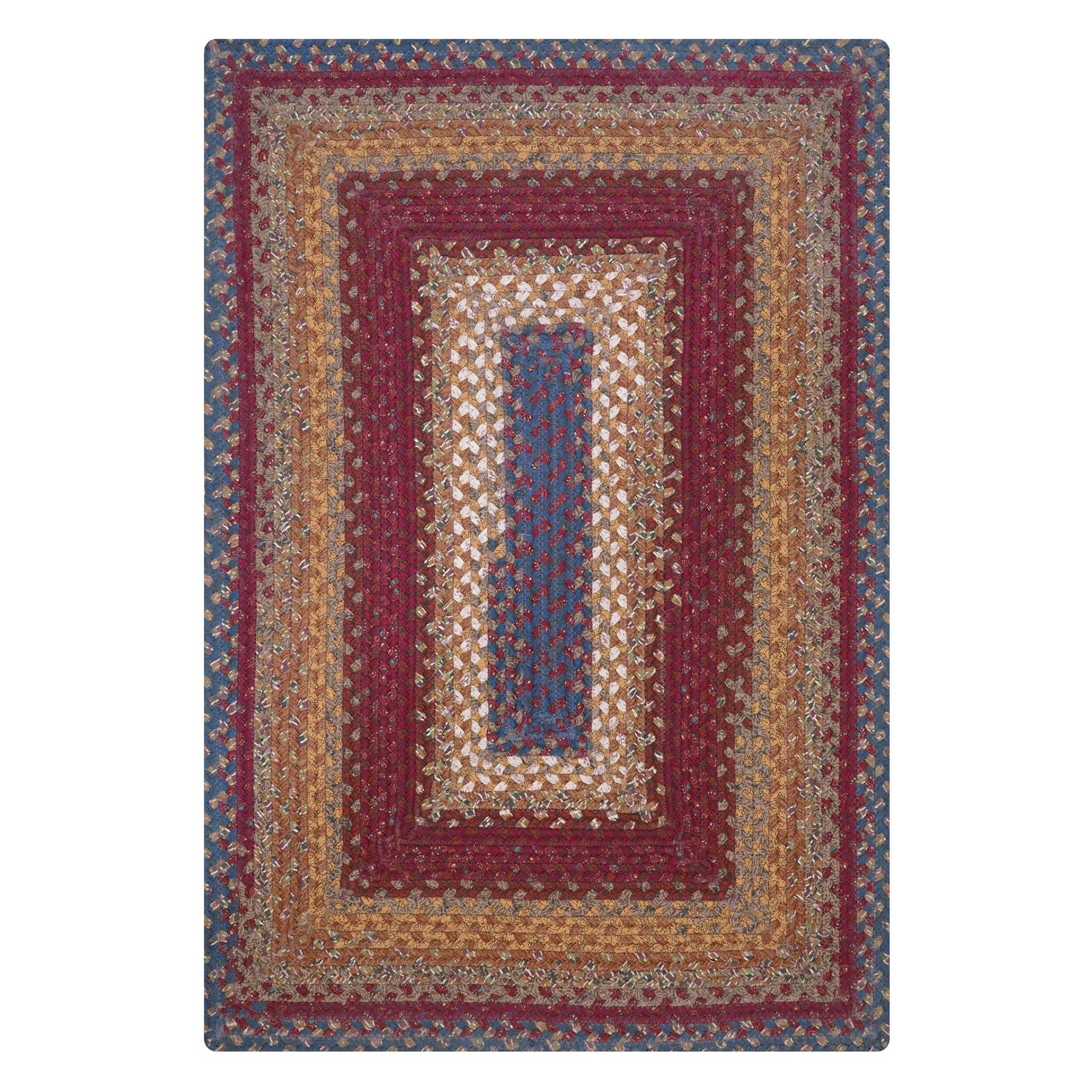 5x8 Log Cabin Step Rect Homespice Rugs