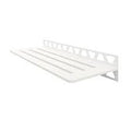 Schluter-SHELF-W Rectangular Wall Shelf - Wave - Matte White Schluter