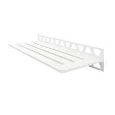 Schluter-SHELF-W Rectangular Wall Shelf - Wave - Matte White Schluter