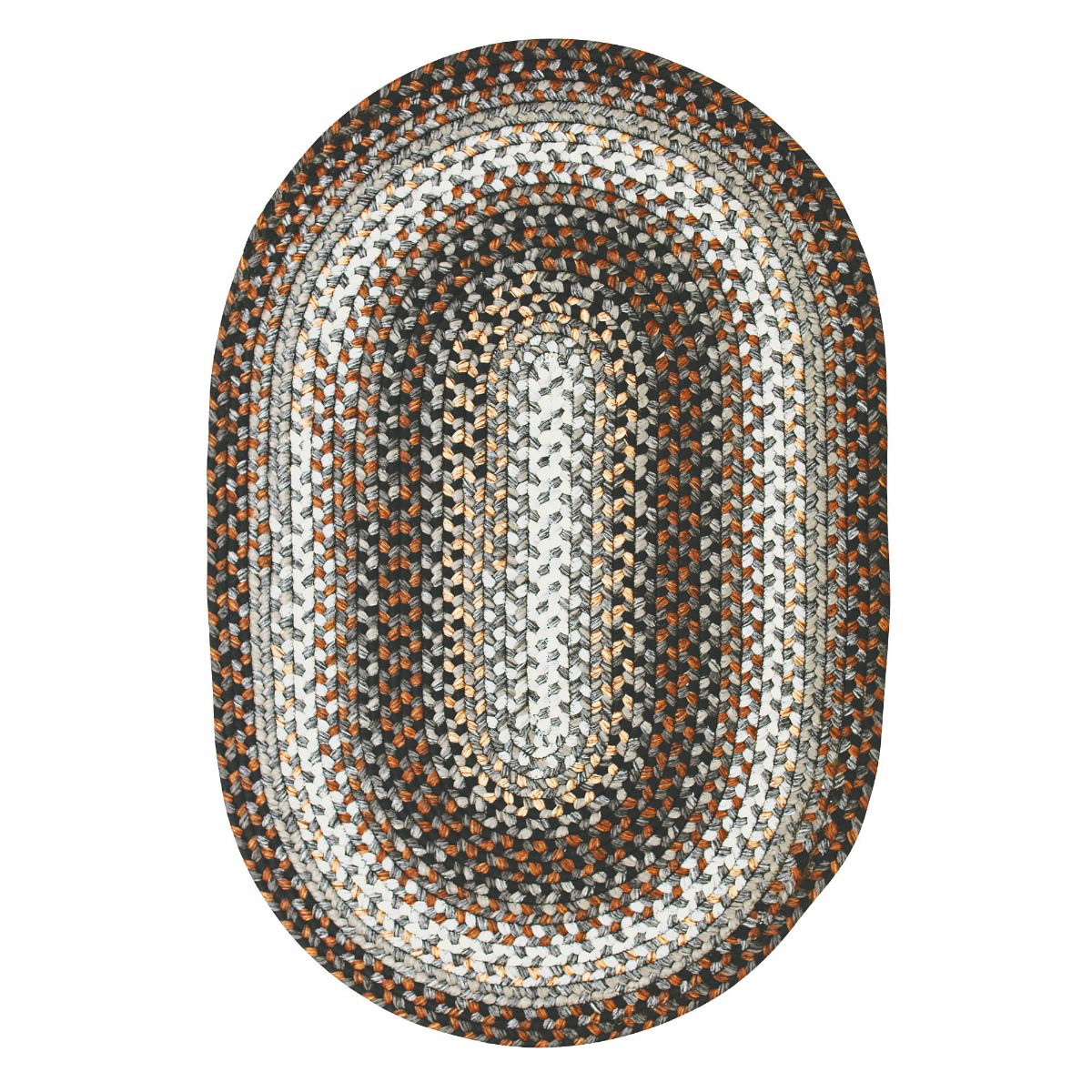 8x10  Midnight Moon Oval Homespice Rugs