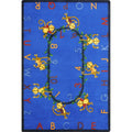 Joy Carpets Monkey Business Blue Area Rug Joy Carpets