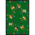 Joy Carpets Monkey Business Green Area Rug Joy Carpets