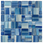 SPLASH Neptune Block Glass Mosaic Tile Anthology