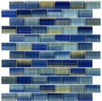 SPLASH 1 x 2 Glass Mosaic Tile Anthology