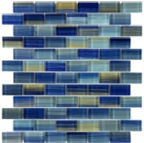 SPLASH 1 x 2 Glass Mosaic Tile Anthology