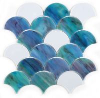 Newport Scale Glass Mosaic 9.5 x 9.75 Elysium