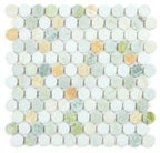 Penny Marble Mosaic 11 x 11.75 Elysium