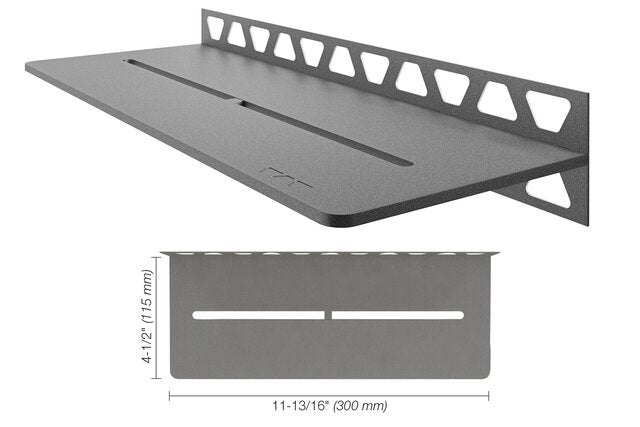Schluter-SHELF-W Rectangular Wall Shelf for Tile Showers  Pure Style Schluter