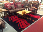 War Path2 - Black American Dakota Rugs