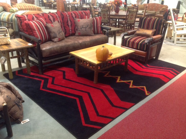 War Path2 - Black American Dakota Rugs