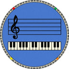 Play Along Blue With Keys Joy Carpets