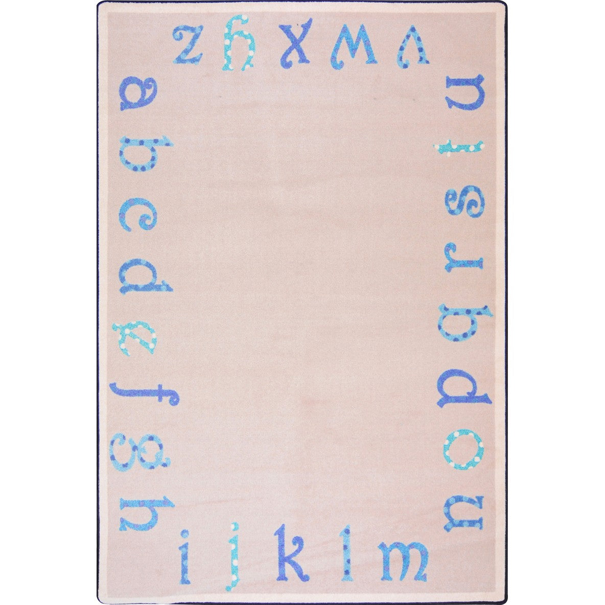 Polka Dot ABC's Blue