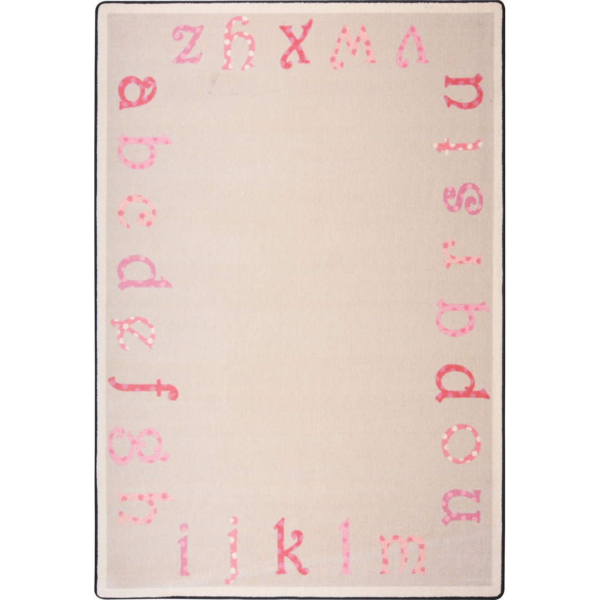 Polka Dot ABC's Pink