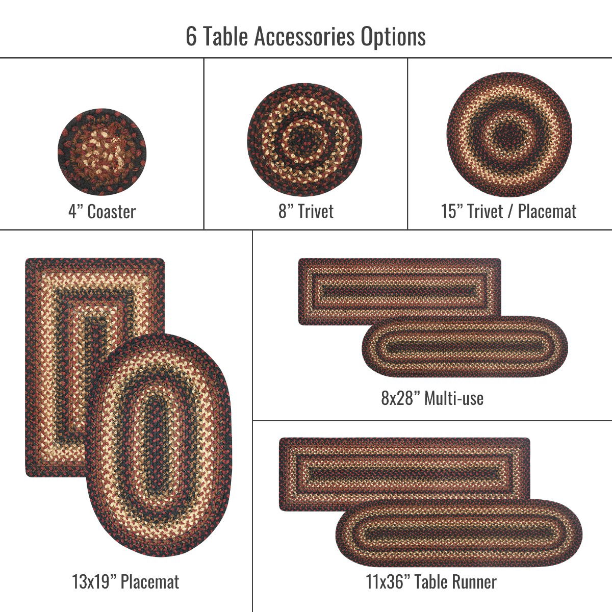 8x28 Stair Treads Prescott Rect Set of 2 Homespice Rugs