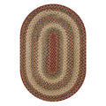 27x45  Pumpkin Pie Oval Homespice Rugs