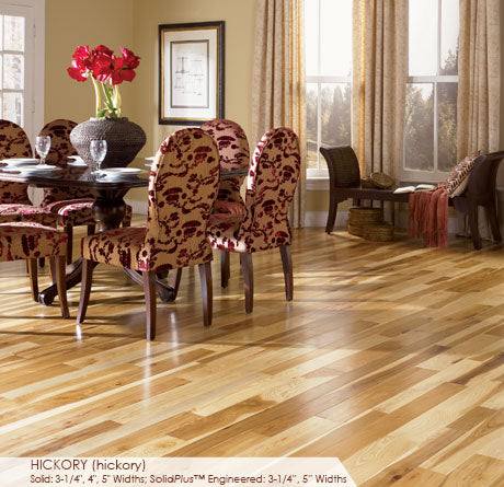 Somerset Hickory Character Collection 1/2" x 5 Engineered Hardwood Flooring Somerset