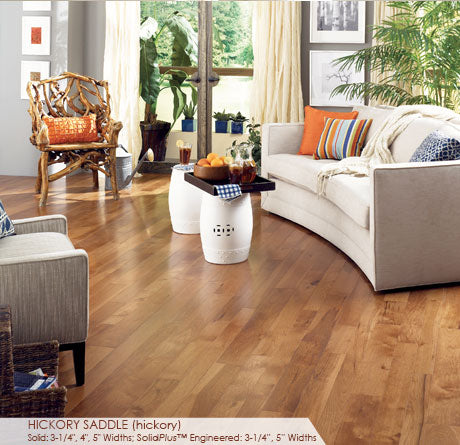 Somerset Hickory Character Collection 1/2" x 5 Engineered Hardwood Flooring Somerset