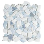 Glass & Marble Pebble Mosaic Tile Elysium
